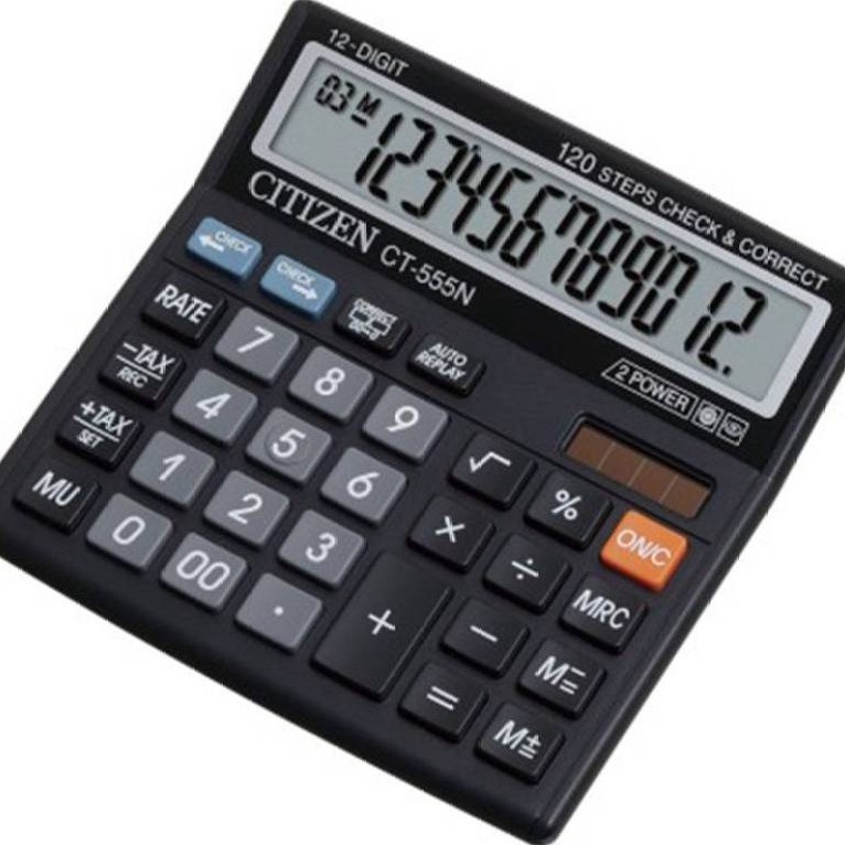 

Grosir Favorit Kalkulator Citizen CT555N CT 555 N Tax Calculator Mark Up Calculation