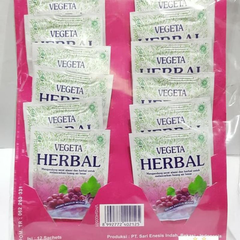 

VEGETA HERBAL UNTUK MELANCARKAN BAB