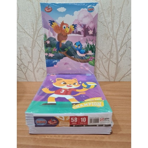 

KODE R55T BUKU TULIS SIDU 58 LEMBAR BUKU SIDU 58