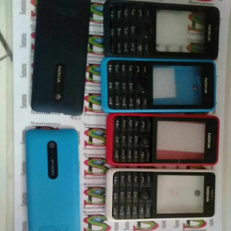 KESING/CASING NOKIA 301 DEPAN BELAKANG TUTUP BELAKANG LENGKET