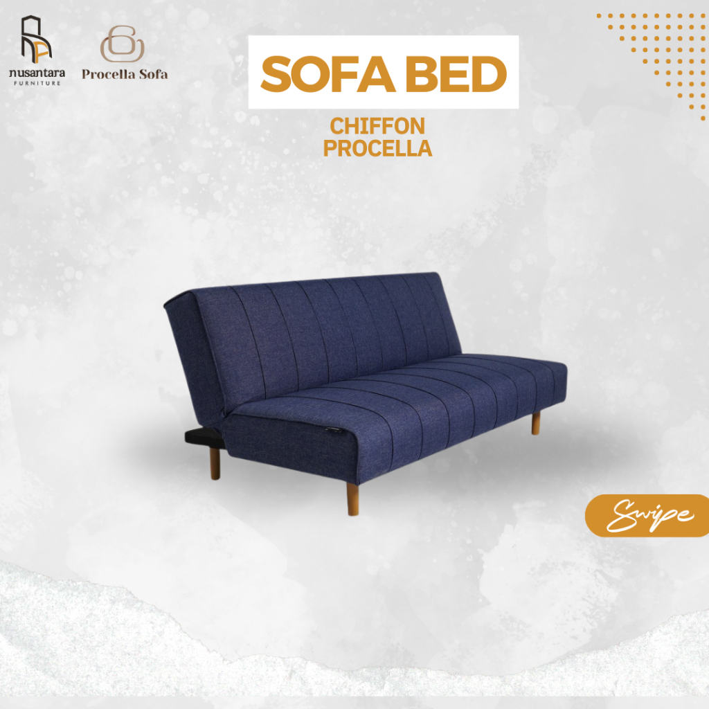 Sofa bed CHIFFON / sofabed Procella chiffon / sofa ruang tamu lipat minimalis / kursi tamu tempat ti