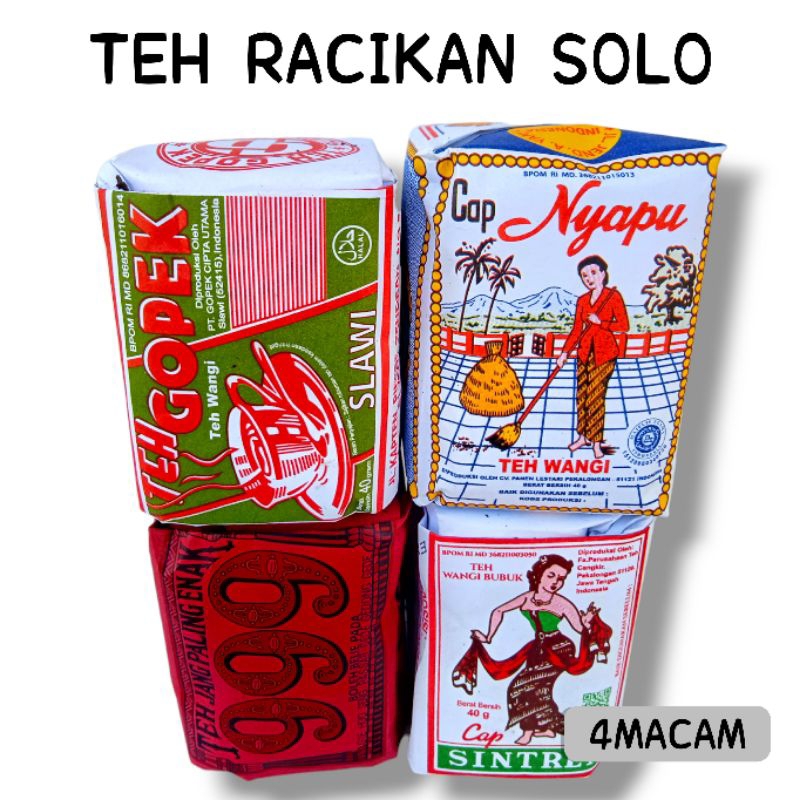 

TEH RACIKAN SOLO. GOPEK,NYAPU,SINTREN,999