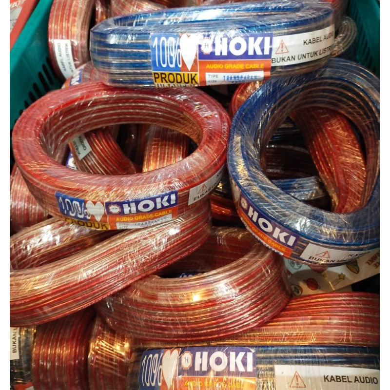 Kabel Listrik Transparan Ukuran 2x50 Panjang 20 Meter