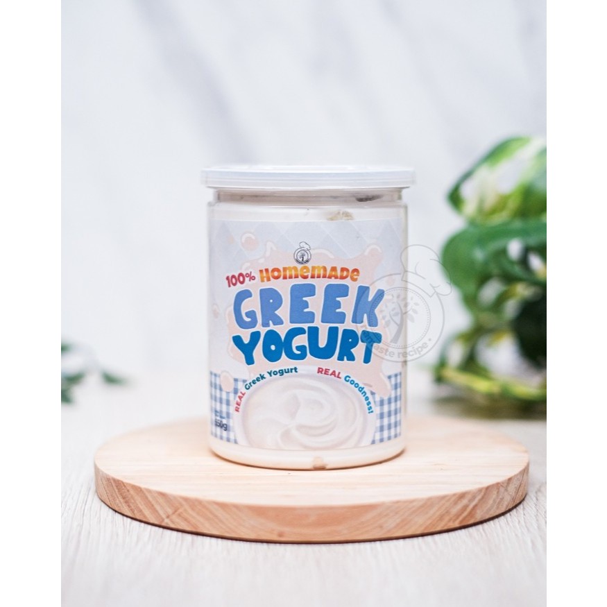 

HOMEMADE GREEK YOGURT NAMASTE RECIPE - PLAIN NO SUGAR 550GR