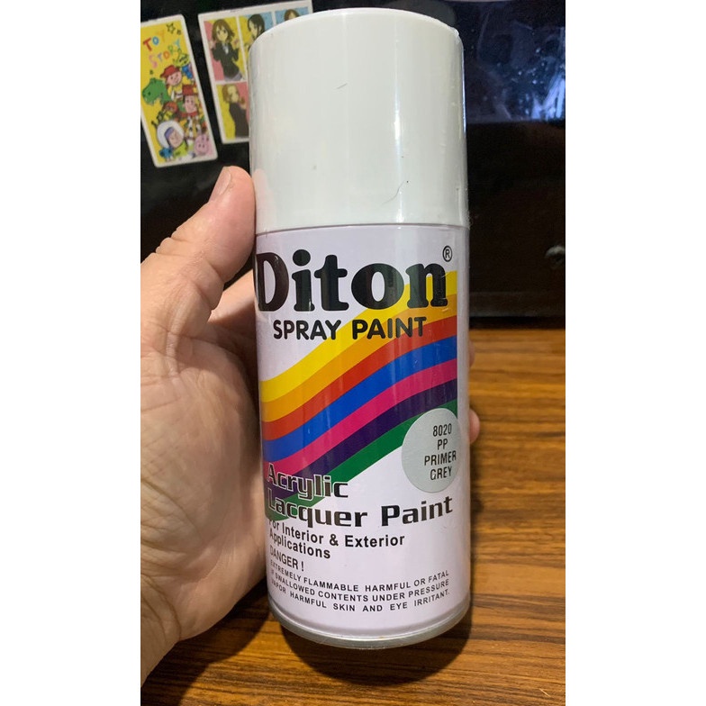 

KODE O15T Cat semprot Pilox Pilok PRIMER GREY 3CC 82 Diton BARU ORI