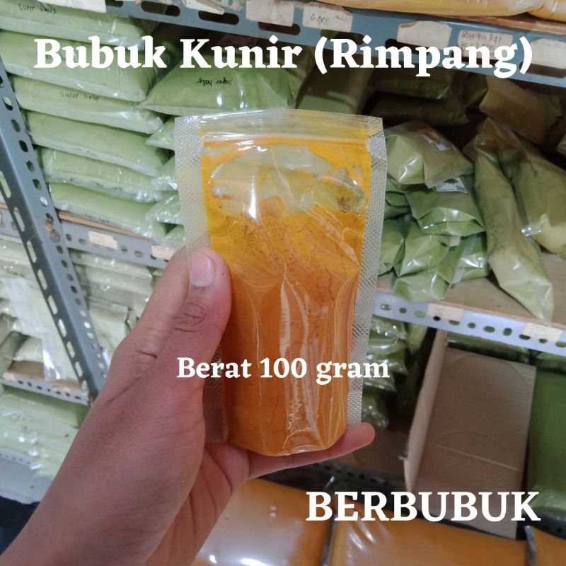 

Bubuk Serbuk Kunir Kunyit 100 Gram Asli Tanpa Campuran