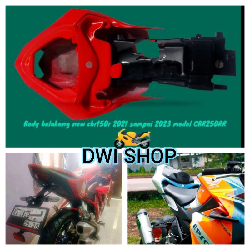 Bodi belakang Honda CBR150R 2021 model CBR250RR
