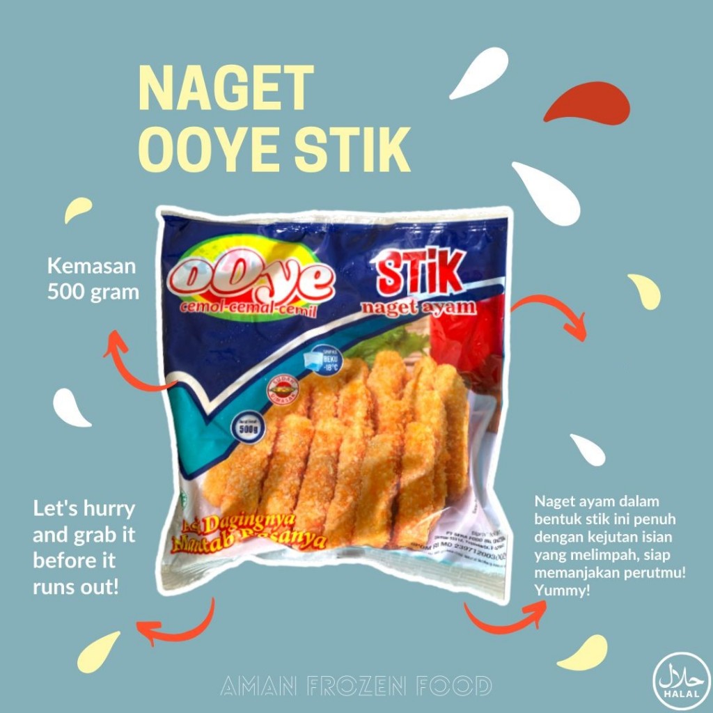 

Ooye Nugget Stik 500gr