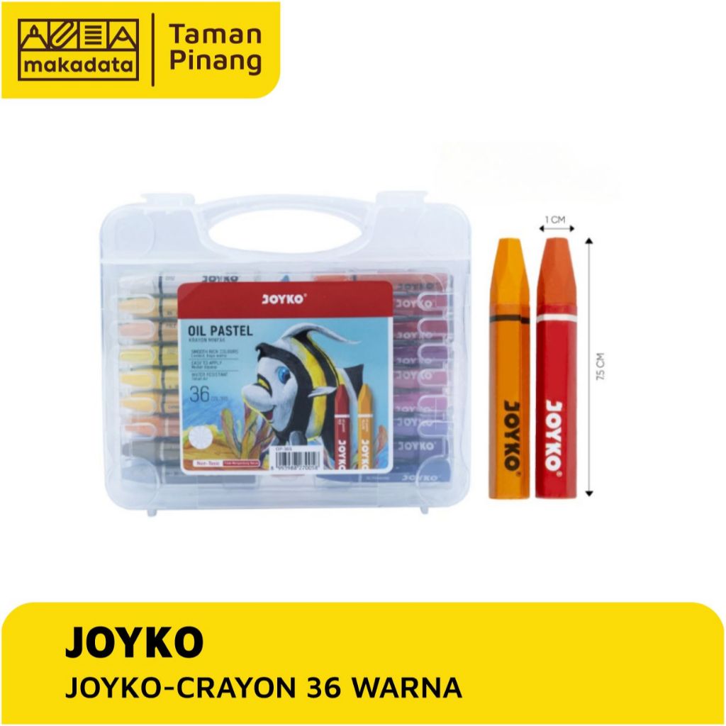 

CRAYON / OIL PASTEL JOYKO ISI 36 WARNA