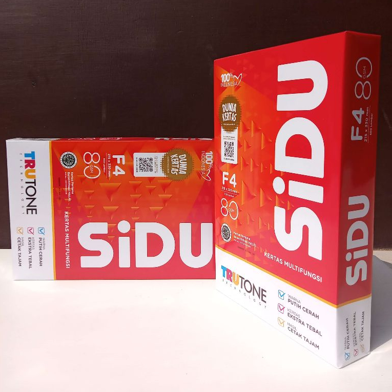 

Kertas HVS SIDU F4 80 gsm 500 Lembar SINAR DUNIA 80 RIM