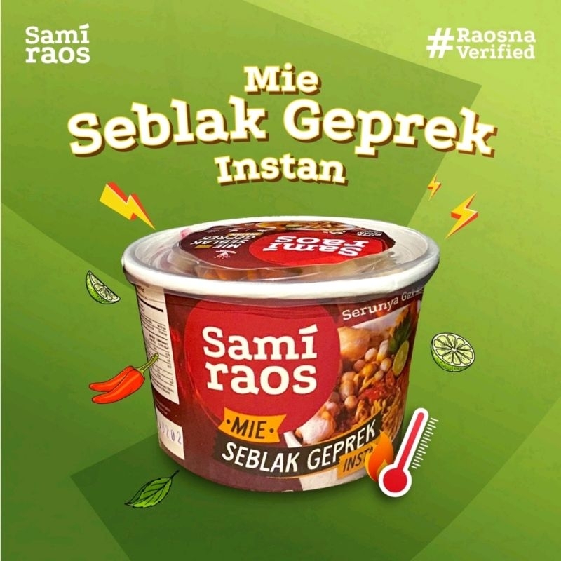 

Mie Seblak Geprek Samiraos