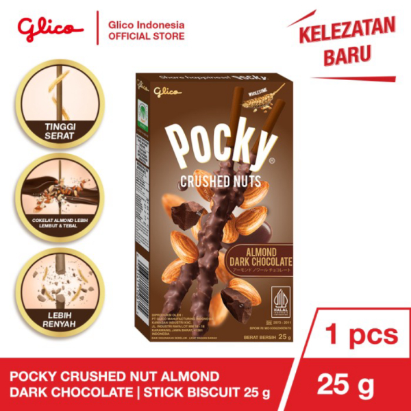 

Glico Pocky Crushed Nuts Almond Dark Chocolate