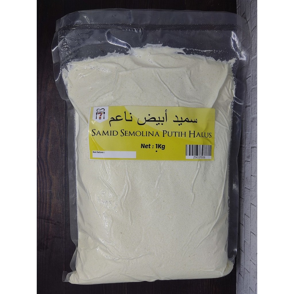 

TEPUNG SEMOLINA PUTIH HALUS 1KG