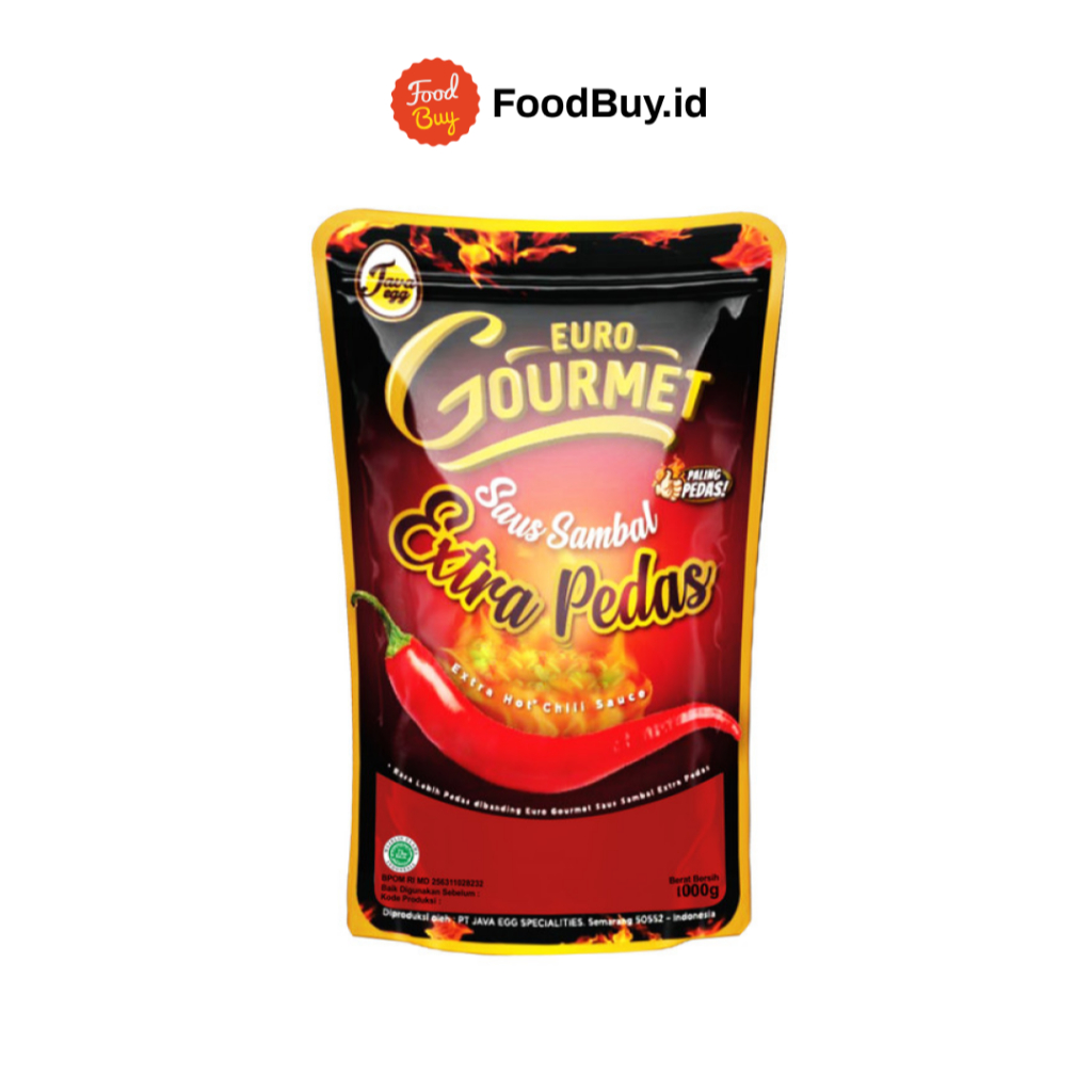 

Euro Gourmet Saus Sambal Extra Pedas 1000gr
