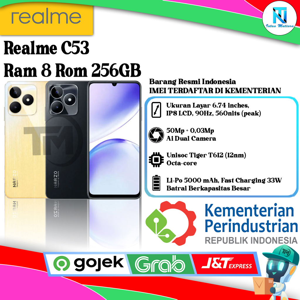 Realme C53 Ram 6/128GB | Ram 8/256GB