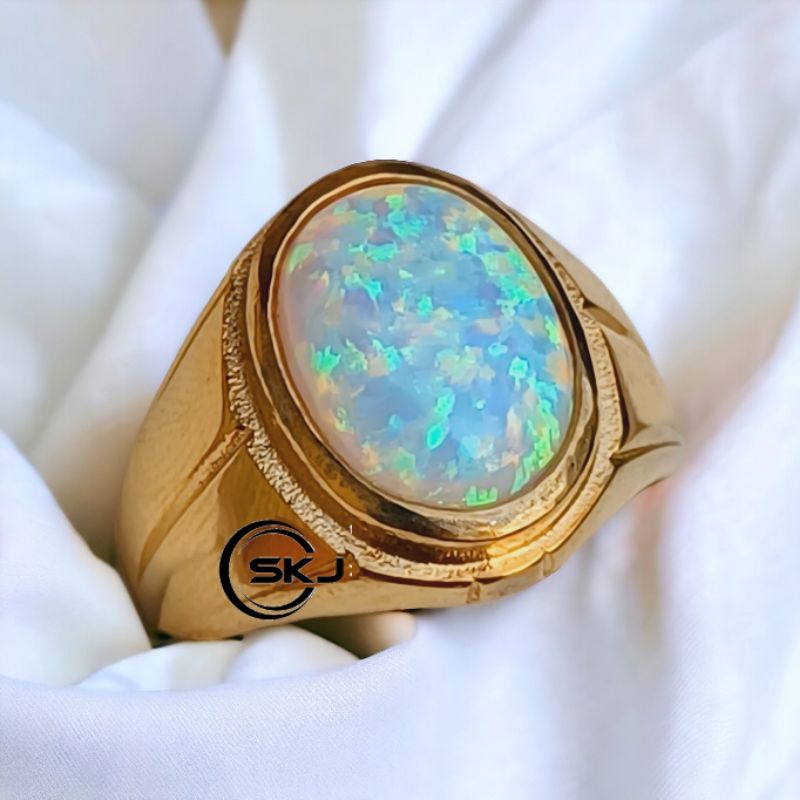 CINCIN BATU KALIMAYA SUSU AUSTRALIA FULL JARONG MEWAH DAN ELEGAN