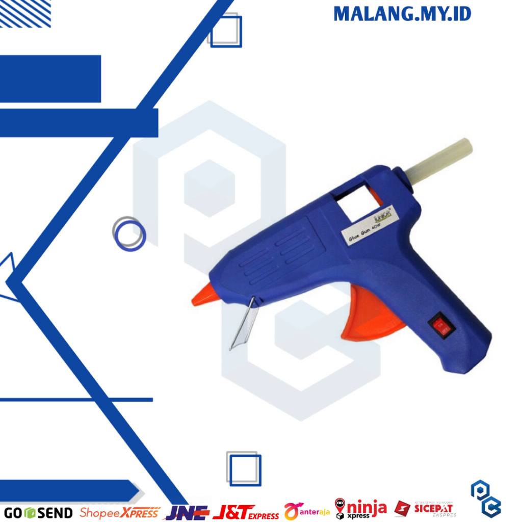 

Lem Tembak Hot Melt Glue Gun 20 watt Switch On Off