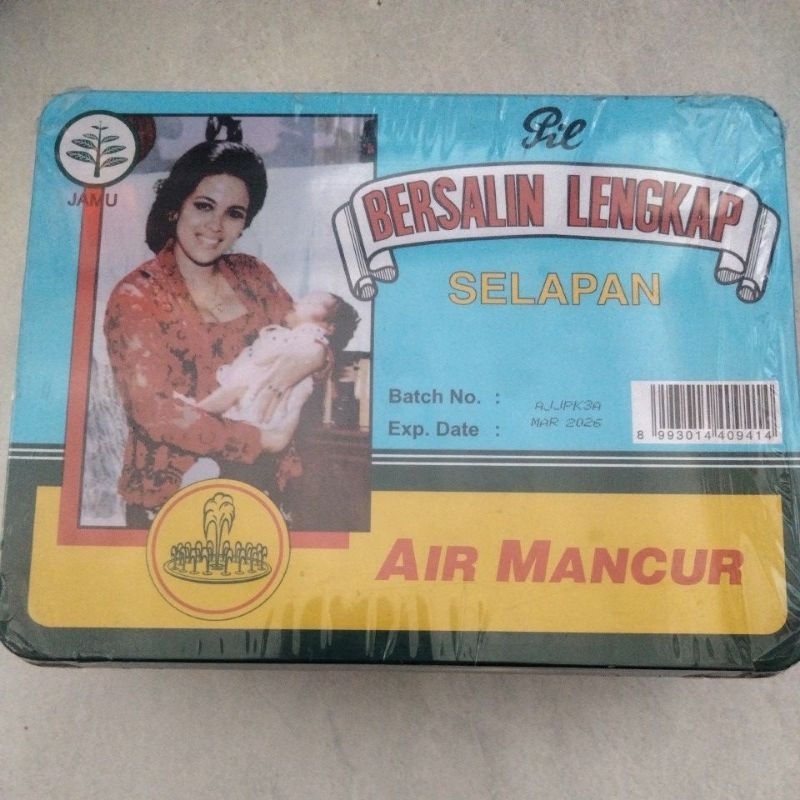 air mancur  jamu bersalin lengkap selapan