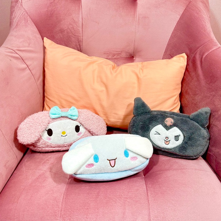 

KODE G69T KENSHO Kotak Pensil Fluffy Karakter Lucu Pouch Tempat Pensil Pencil Case Melody Kuromi Cinnamoroll