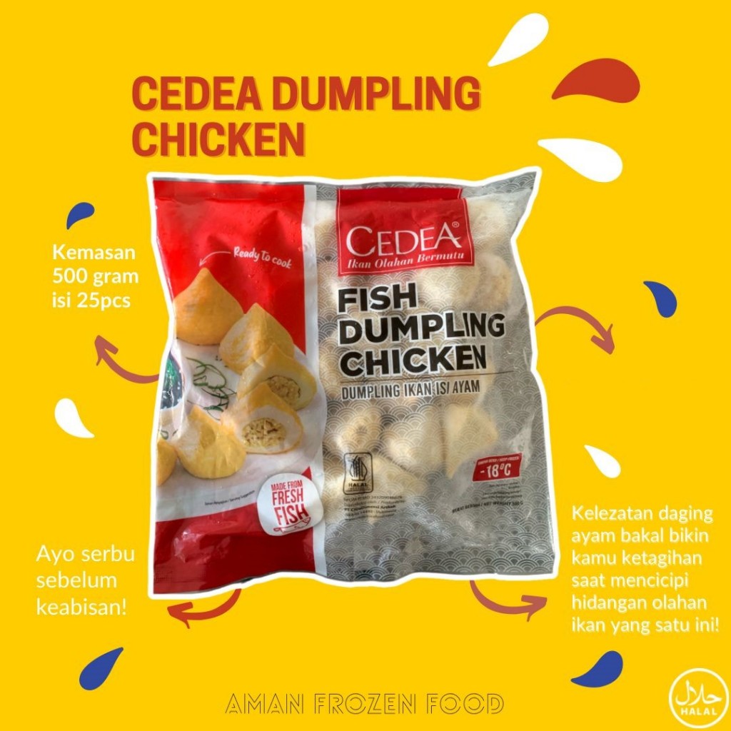 

Cedea Dumpling Chicken 500gr