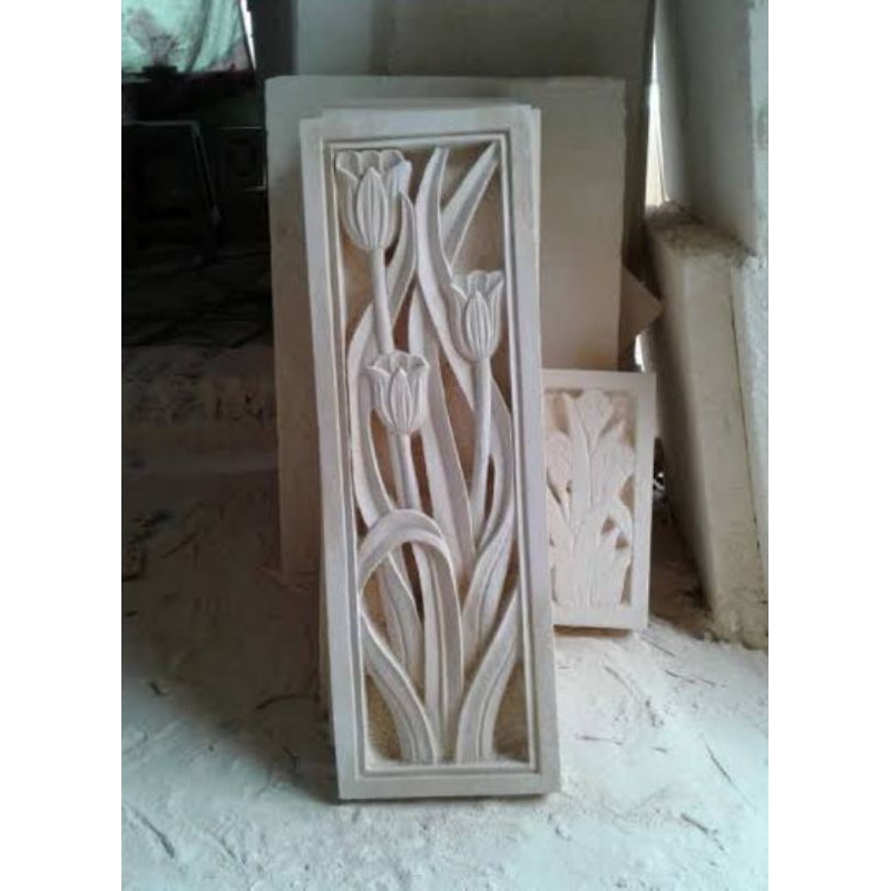 relief ornamen tempel dinding hiasan dinding paras jogja ukiran batu alam jogja 20x60 30x60 20x40