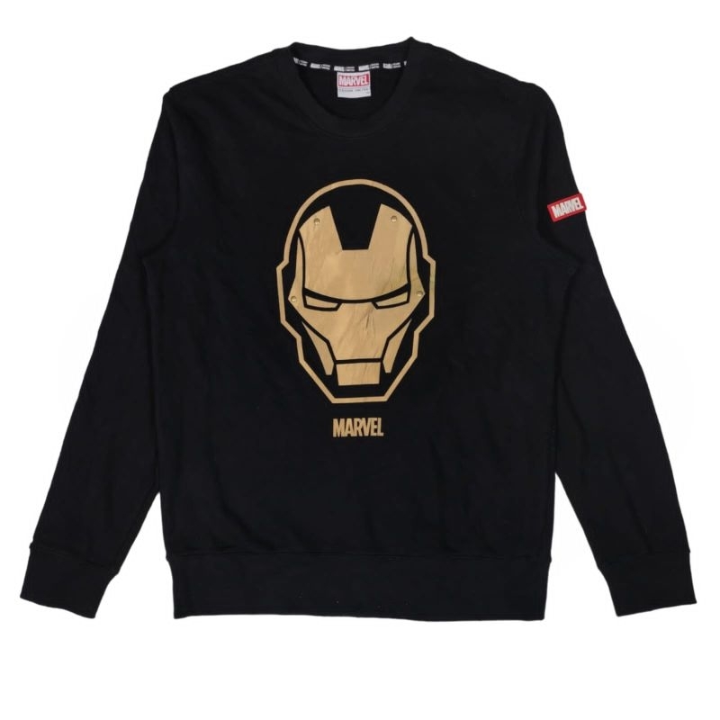 Crewneck Marvel X Design United Hitam Second