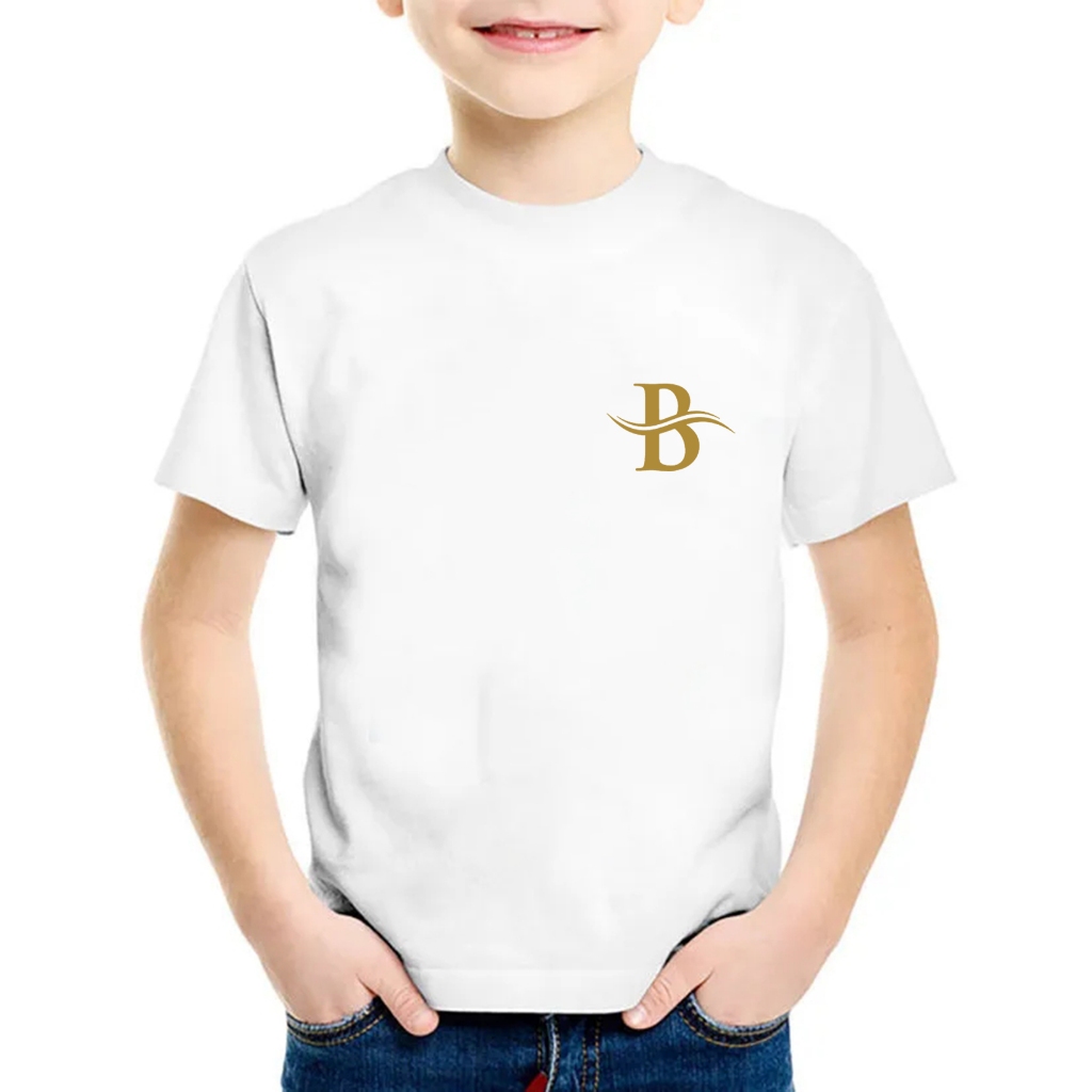 Baju Anak Cowok/Cewek Kaos Oblong Anak Bgold