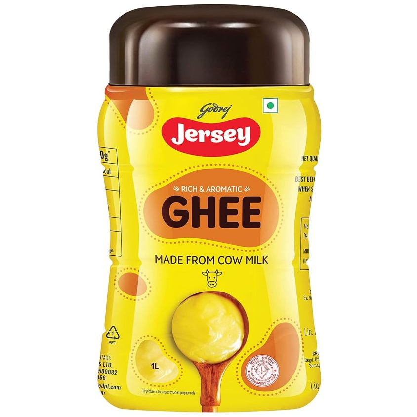 

COW GHEE JERSEY PET JAR 1L / 100% Ghee Organik