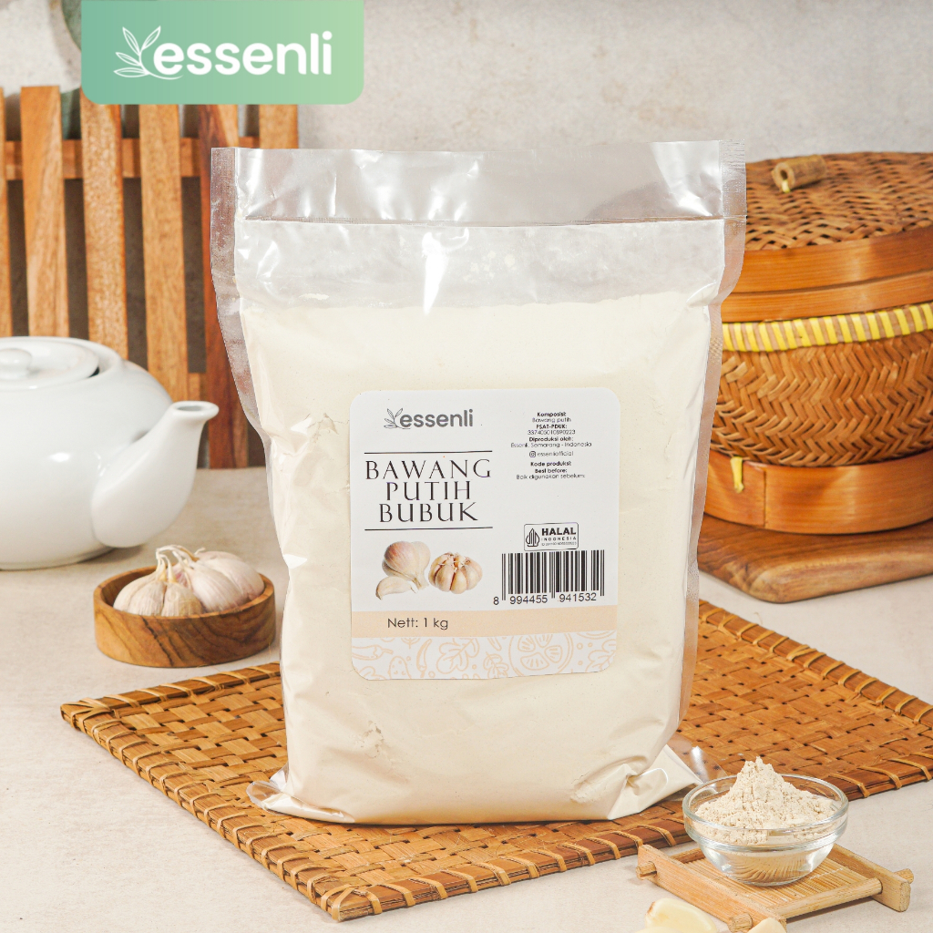 

ESSENLI Bawang Putih Bubuk Bumbu Rempah 1Kg