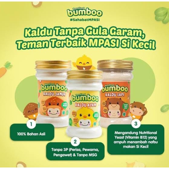 

BareFood Bumboo Kaldu Jamur ll Kaldu Sapi ll Kaldu Ayam ll Teri Bubuk