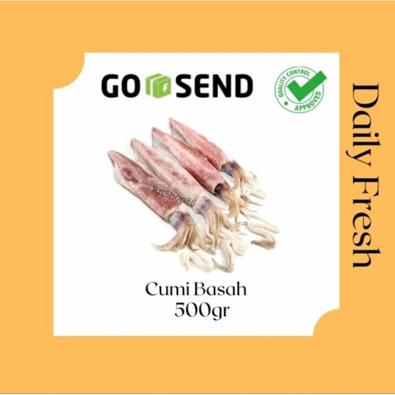 

Cumi basah kecil 500g