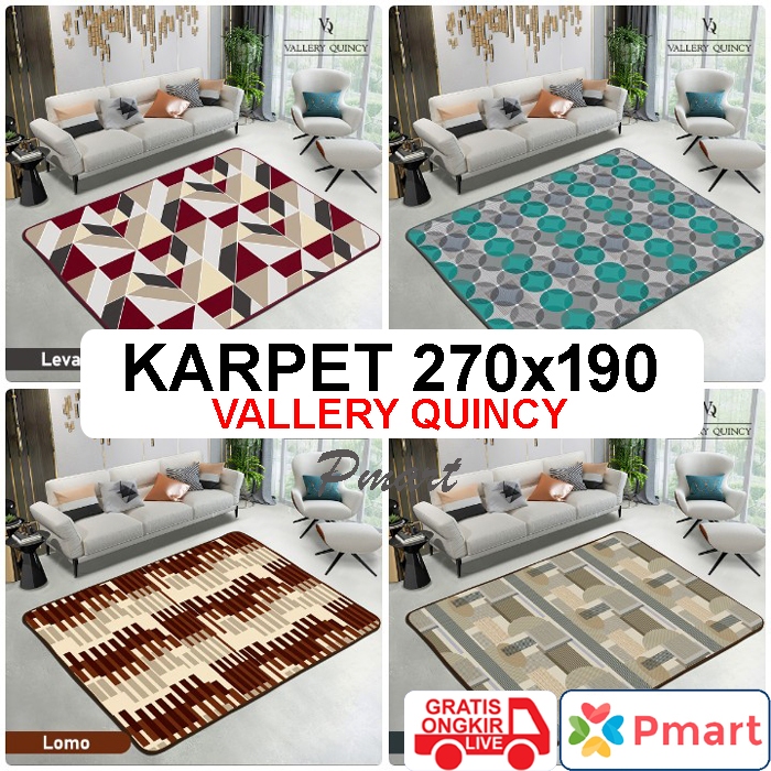KARPET VALLERY 270x190  / KARPET MALAYSIA / KARPET VALLERY QUINCY 270x190 / KARPET MINIMALIS