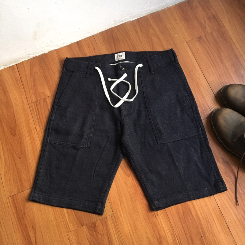 FOB FACTORY RELAXED BAKER SHORTS DEEP INDIGO