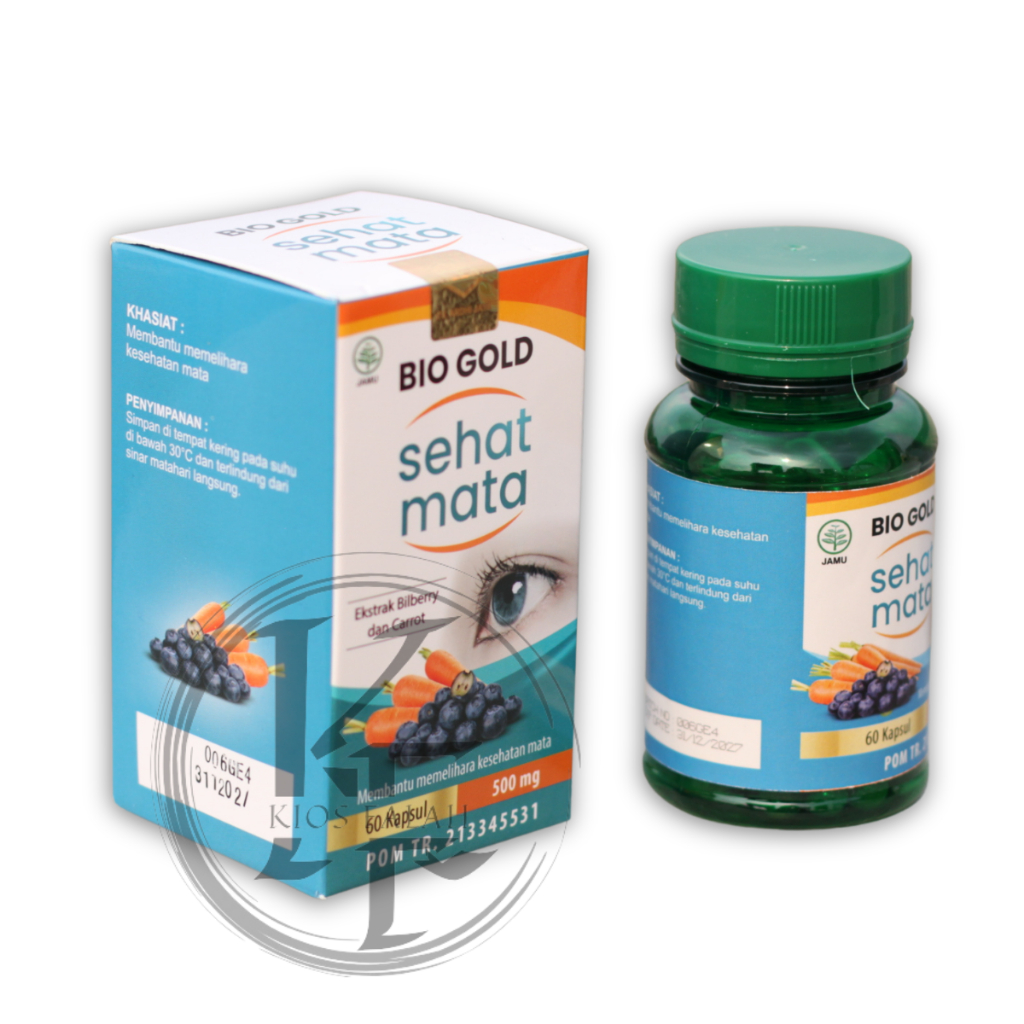 Kapsul Sehat Mata Bio Gold Ekstrak Blueberry dan Wortel