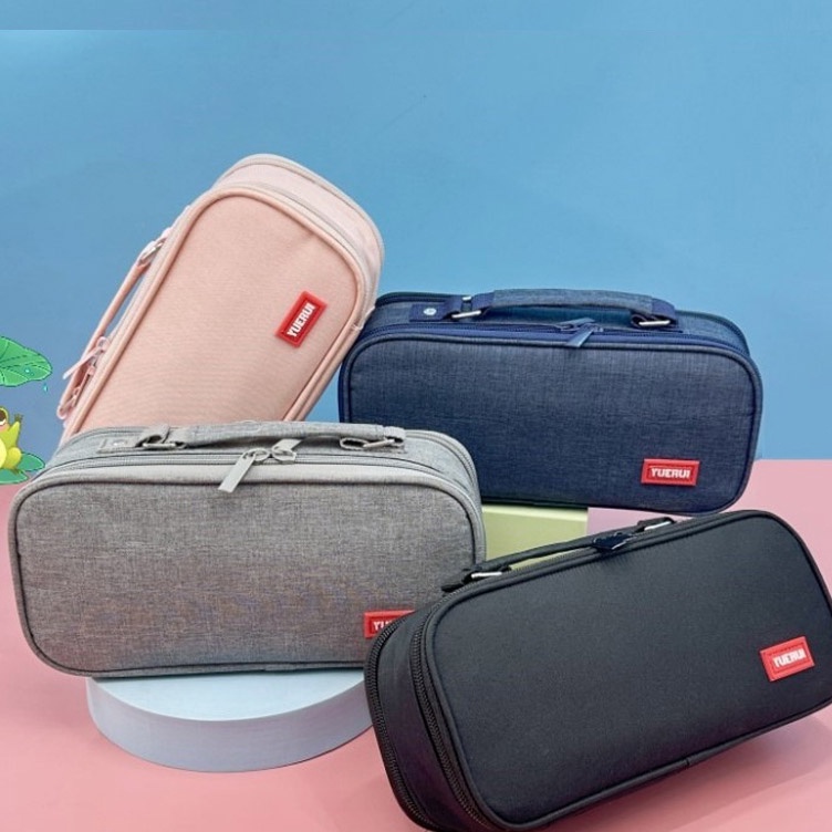 

KODE Y5V Tempat Pensil Ritsleting Kapasitas Besar Kotak Pensil Lima Lapis Alat Tulis Terbuka Ganda Multifunction Double Layer Pen Bag Tas Pensil Kantong Pen