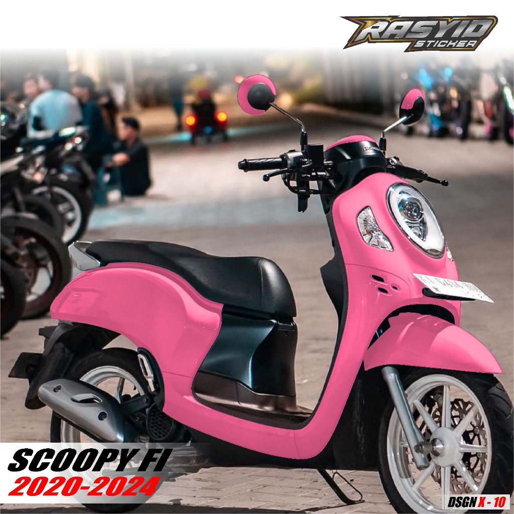 COD Sticker Decal Full Body Motor Honda Scoopy Prestige Tahun 2020 2021 2022 2023 2024 Sticker Scoop