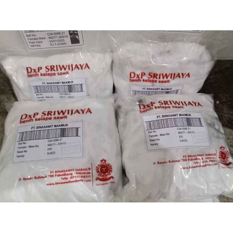 BIBIT/BENIH SAWIT SRIWIJAYA PT BINASAWIT MAKMUR