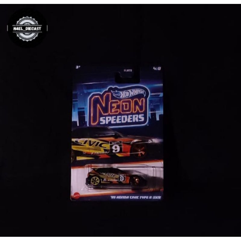 Hotwheels  Neon Speeders '99 HONDA CIVIC TYPE R (EK9)