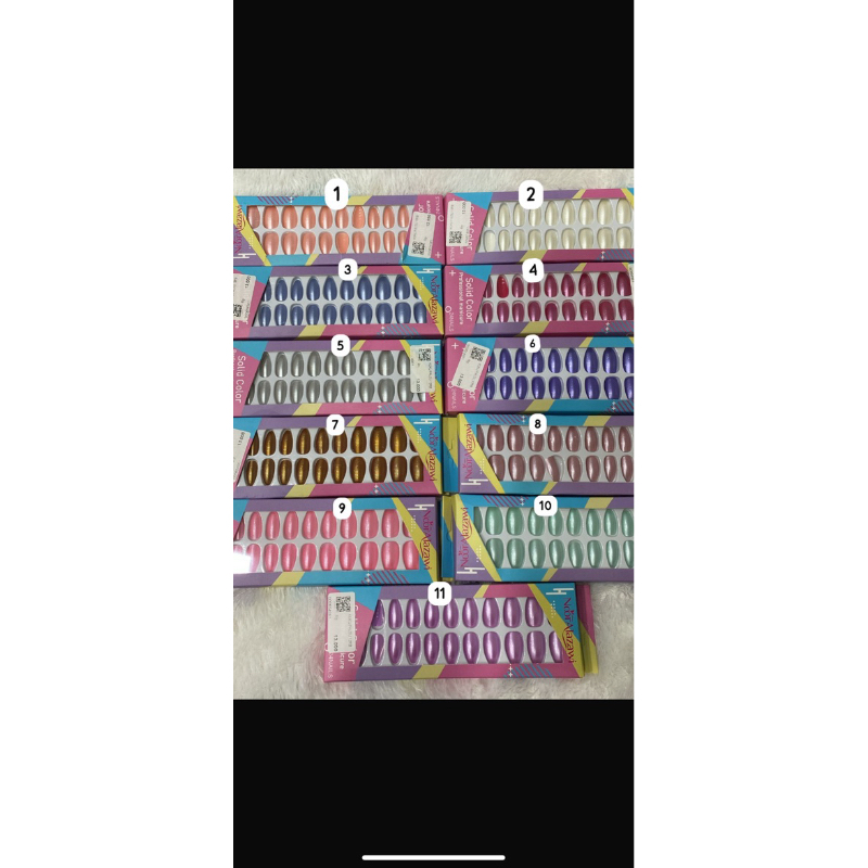 Kuku palsu polos aesthetic