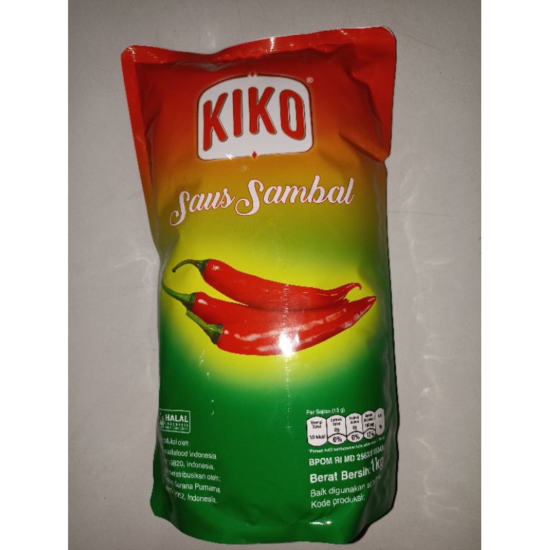 

Kiko Saus Sambal 1 Kg (Standing Pouch)