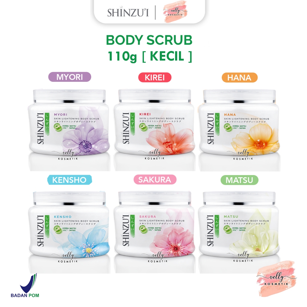 Shinzui Body Scrub Lulur Badan 110g (KECIL)