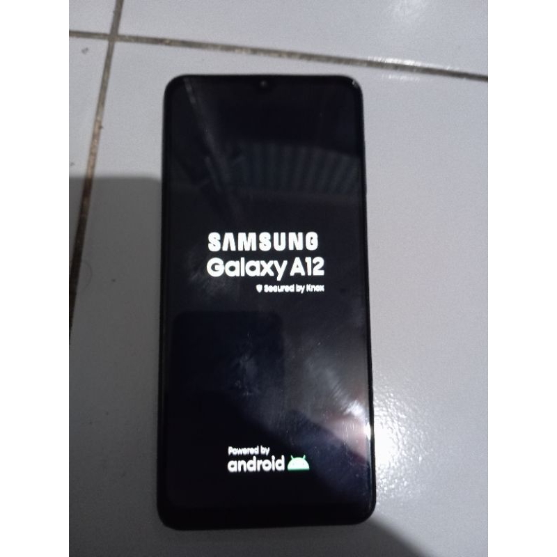 Samsung A12 4/128 restart mentok Logo buat yg paham buat kanibalan