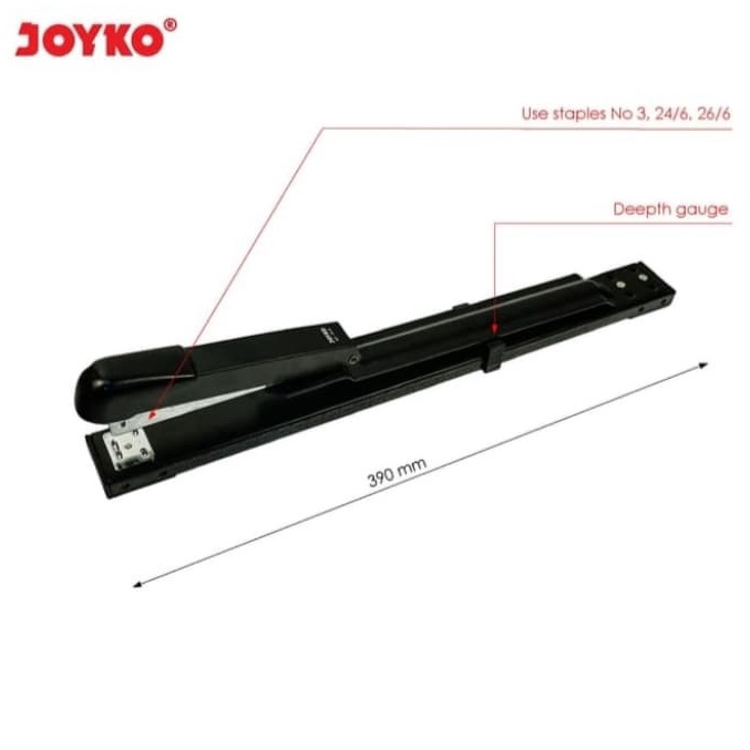 

KODE I43V Joyko Staples HD35LA Heavy Duty Stapler Besar Hekter Jilid