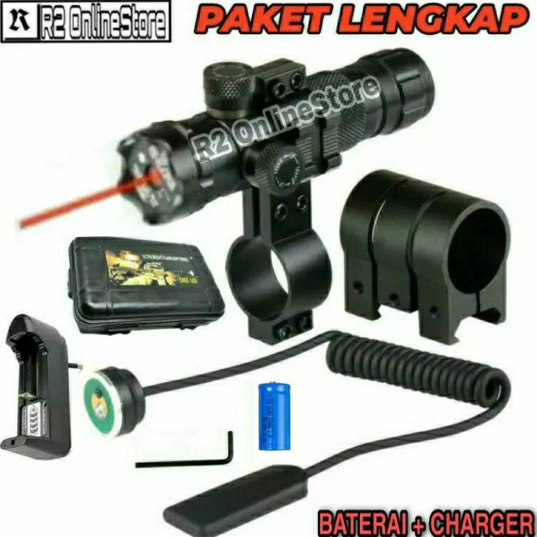 KODE I7L7 LASER SCOPE SENAPAN NYALA MERAH ANGIN TEMBAK TACTICALRED DOT MOUNT AIRSOFT RIFLE CAS PCP S