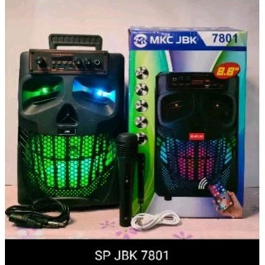 MKC KIMISO Speaker Aktif Bluetooth Bass Besar Speaker Bluetooth Portable 780 Series 8.8 Inch