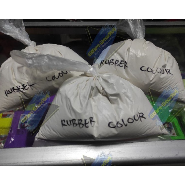 

Free Packing Rubber Colour Pasta Sablon warna Tinta Murah 1kg