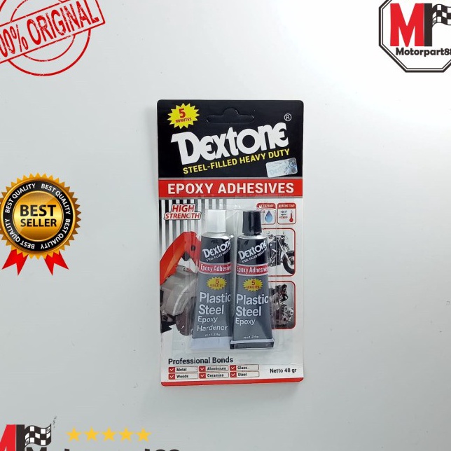 

Dijamin Terbaik LEM BESI EPOXY ADHESIVES CAMPUR HITAM PUTIH DEXTONE 5 MENIT ASLI 48GR