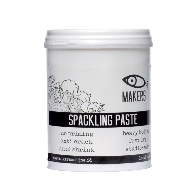 

Baru Asli Spackling Paste for adding Texture Impasto Modellng Paste 1kg by MAKERS