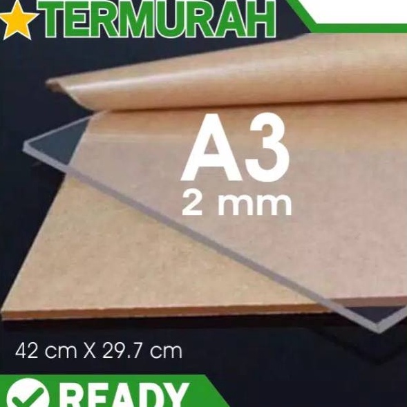 

Top Quality Akrilik lembaran 2mm bening ukuran A3