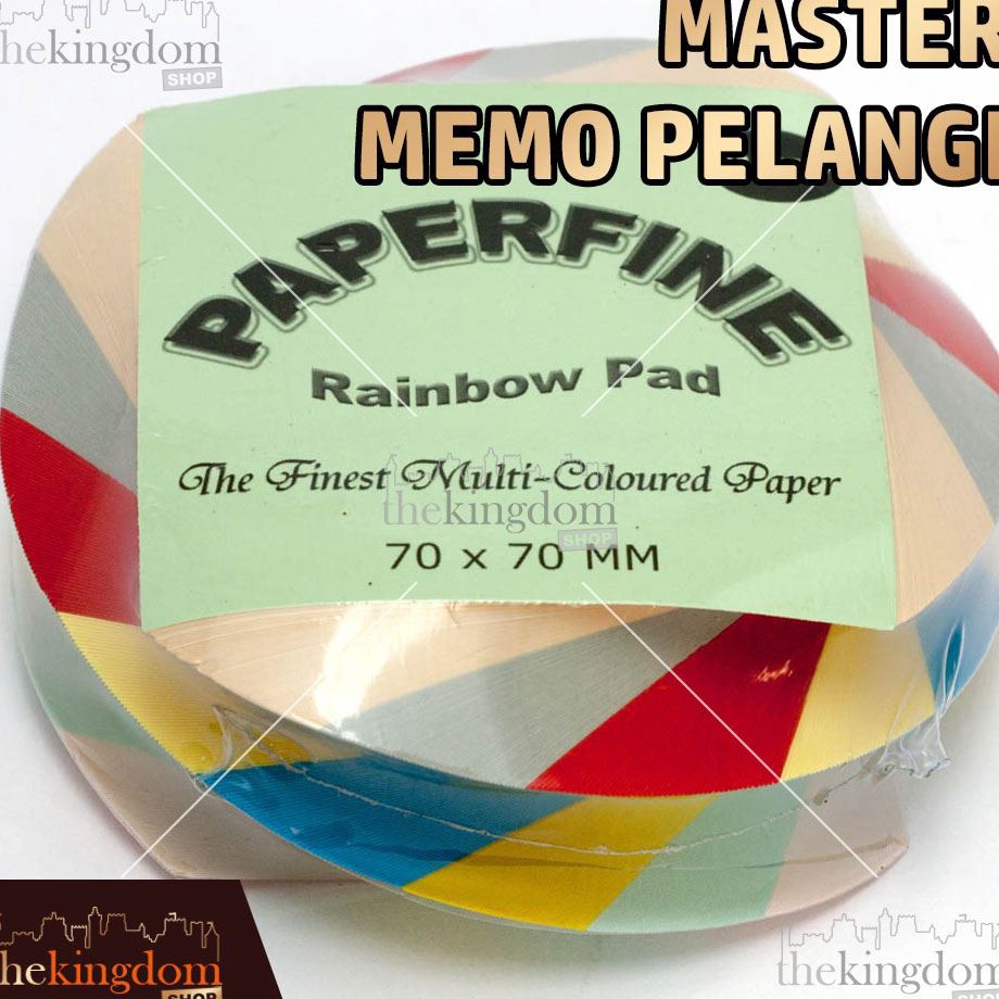 

Borong Irit Master Memo Pelangi Kertas Notes